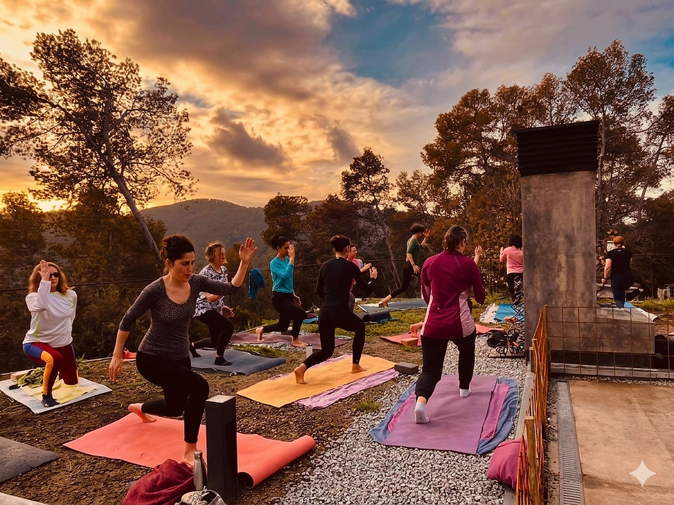 Pilates al bosc & Posta de sol