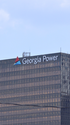 A black building with the Georgia Power Logo on top