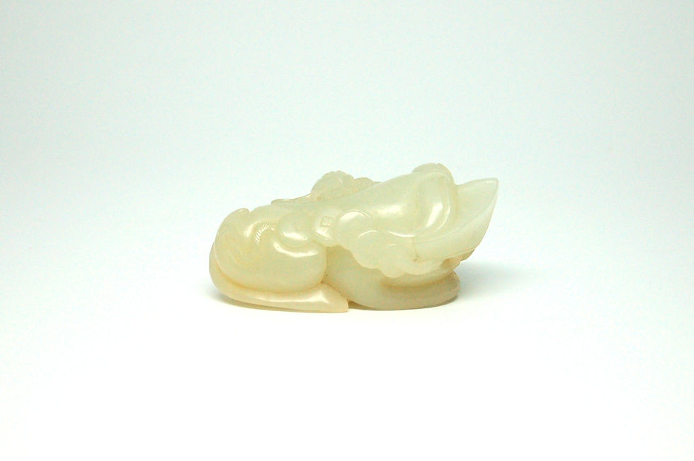 A Chinese Carved Jade Mythical Toad