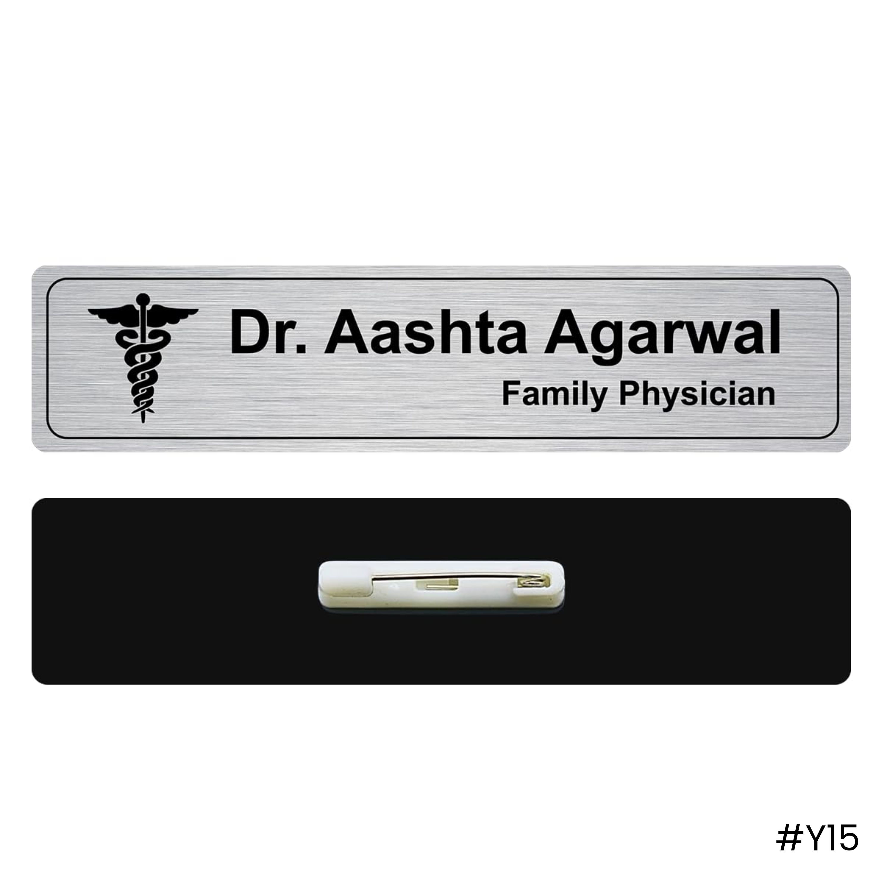 Customized Acrylic Engraved Name Badge
