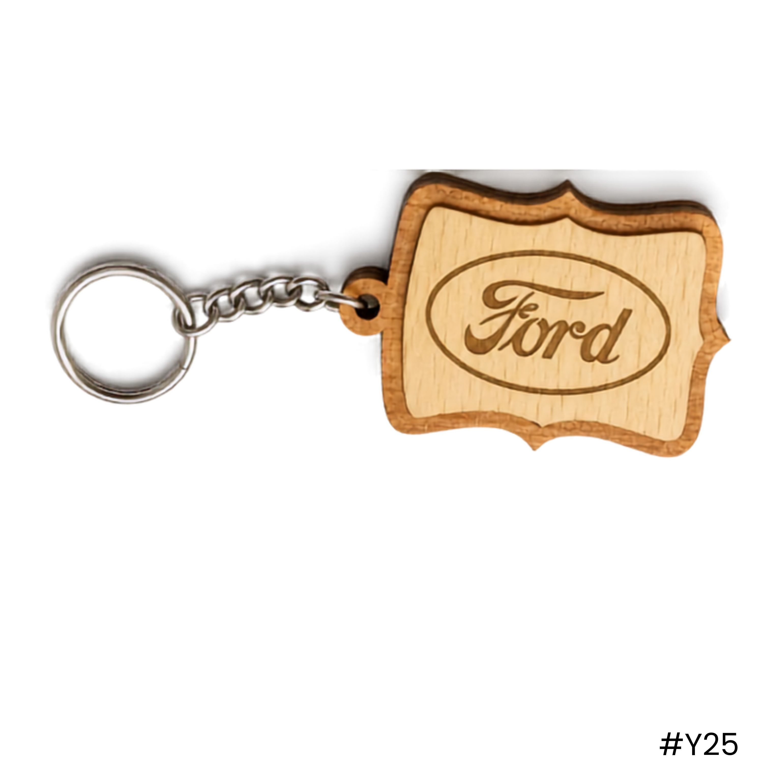 Signature Edge MDF Keychain