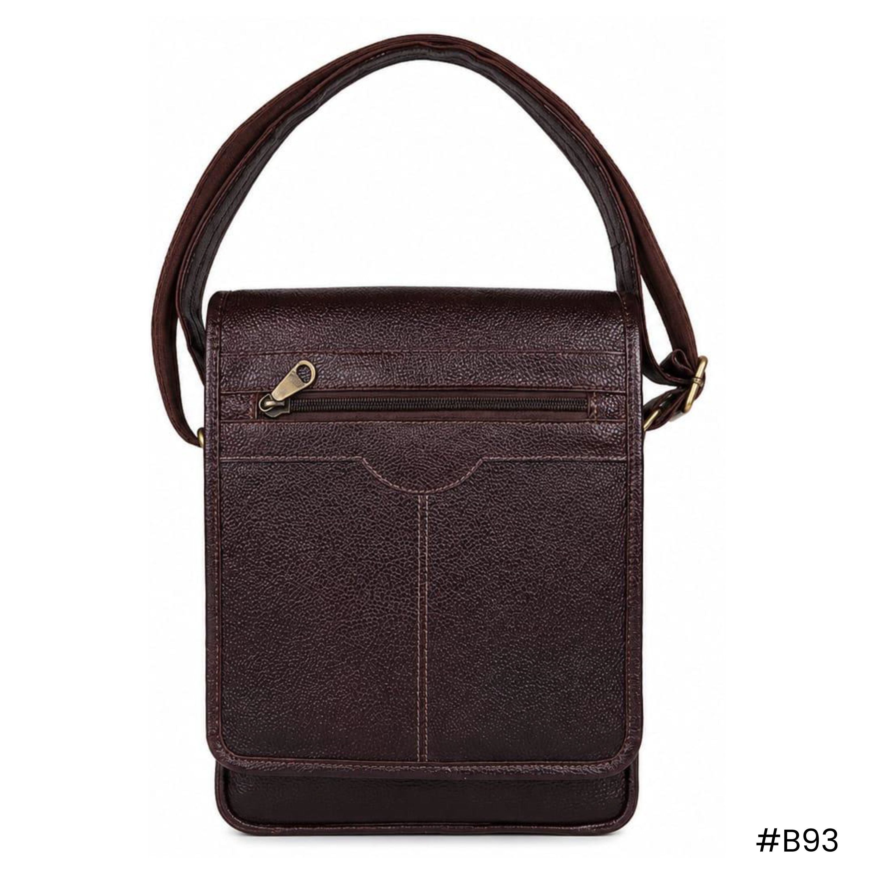 Dark Brown Corporate Sling Bag with Flap Pocket