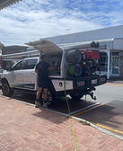 High pressure water jetting to clear sewer drains