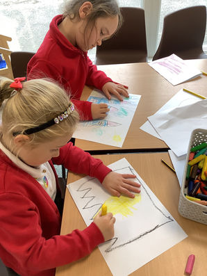 Class 1 Doodling Hour - Full school attendance reward!