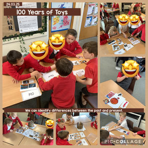 History - Class 1 explore 100 Years of Toys