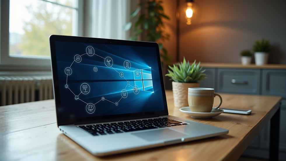 Eye-level view of a laptop displaying a digital outreach plan