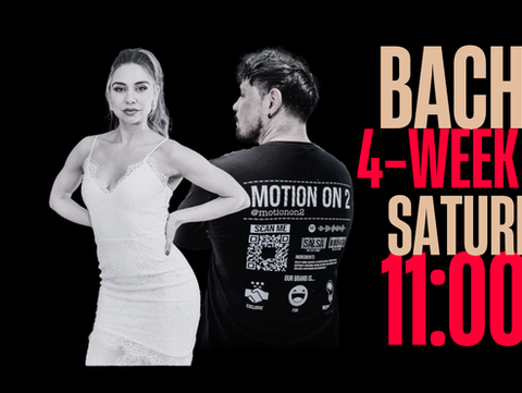 Bachata 4-Week Cycle Saturdays at 11:00am