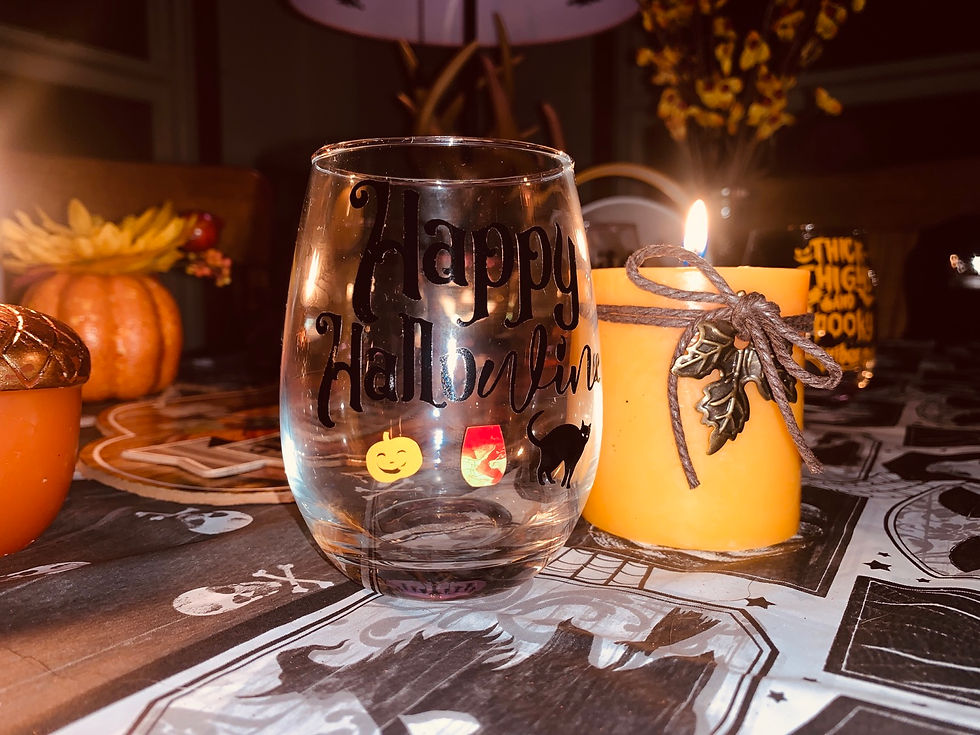 Thumbnail: Halloween Stemless Wine Glasses 