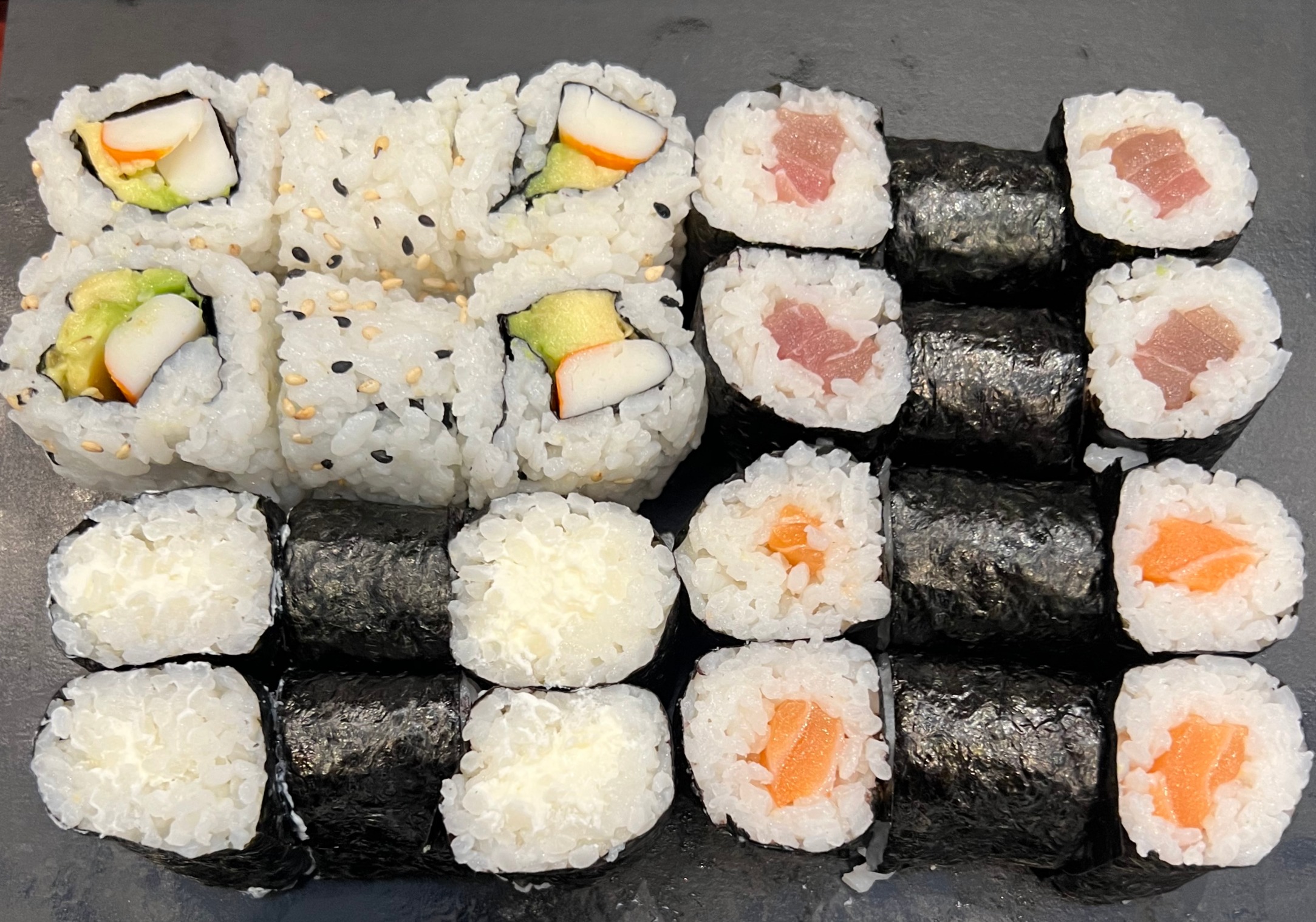 Arranged Food and Objects