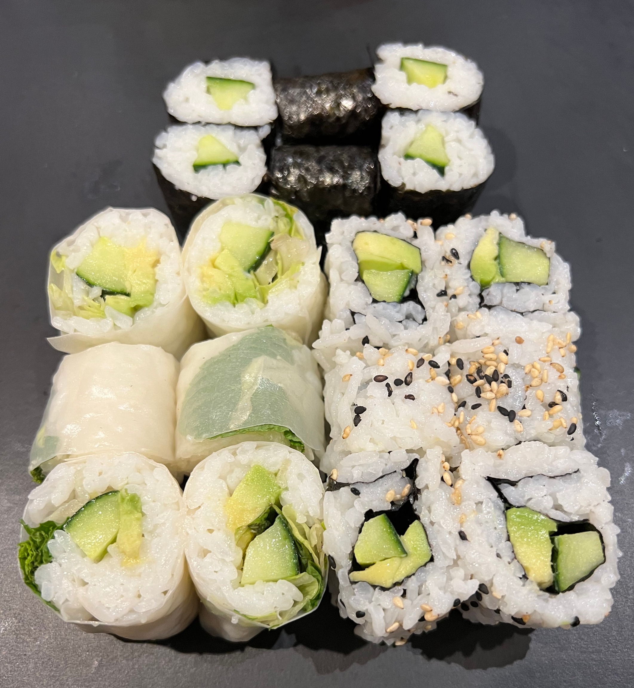 Arranged Food and Objects