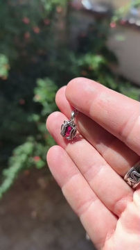 Miniatura: Pingente - Granada - Prata 950