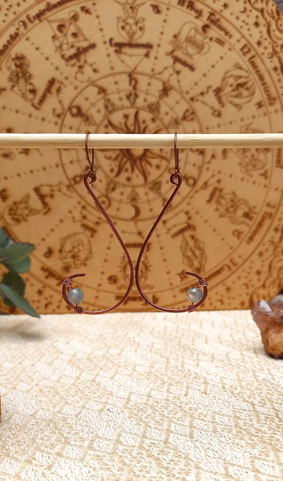 Miniatura: Brinco de cobre “ Guimel ”