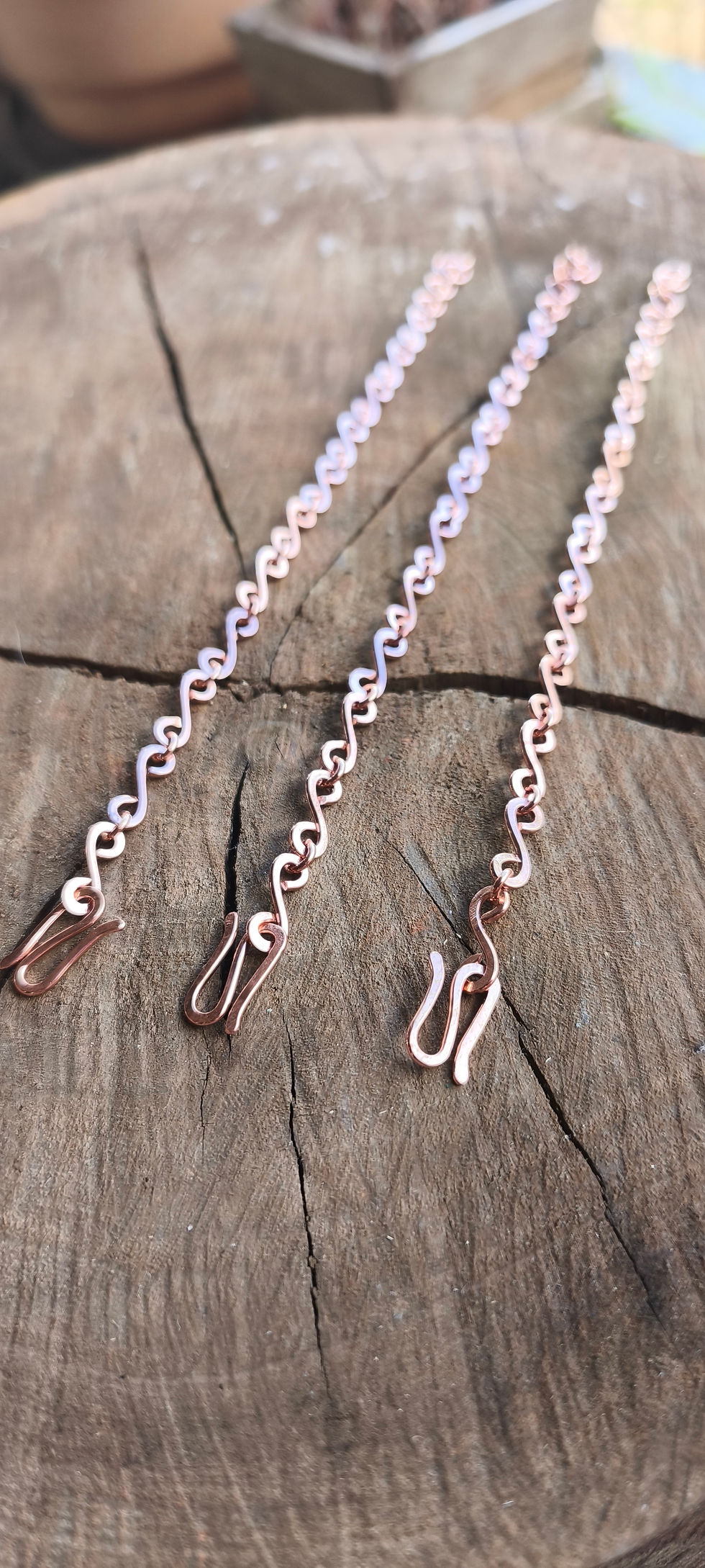 Miniatura: Pulseira corrente de cobre