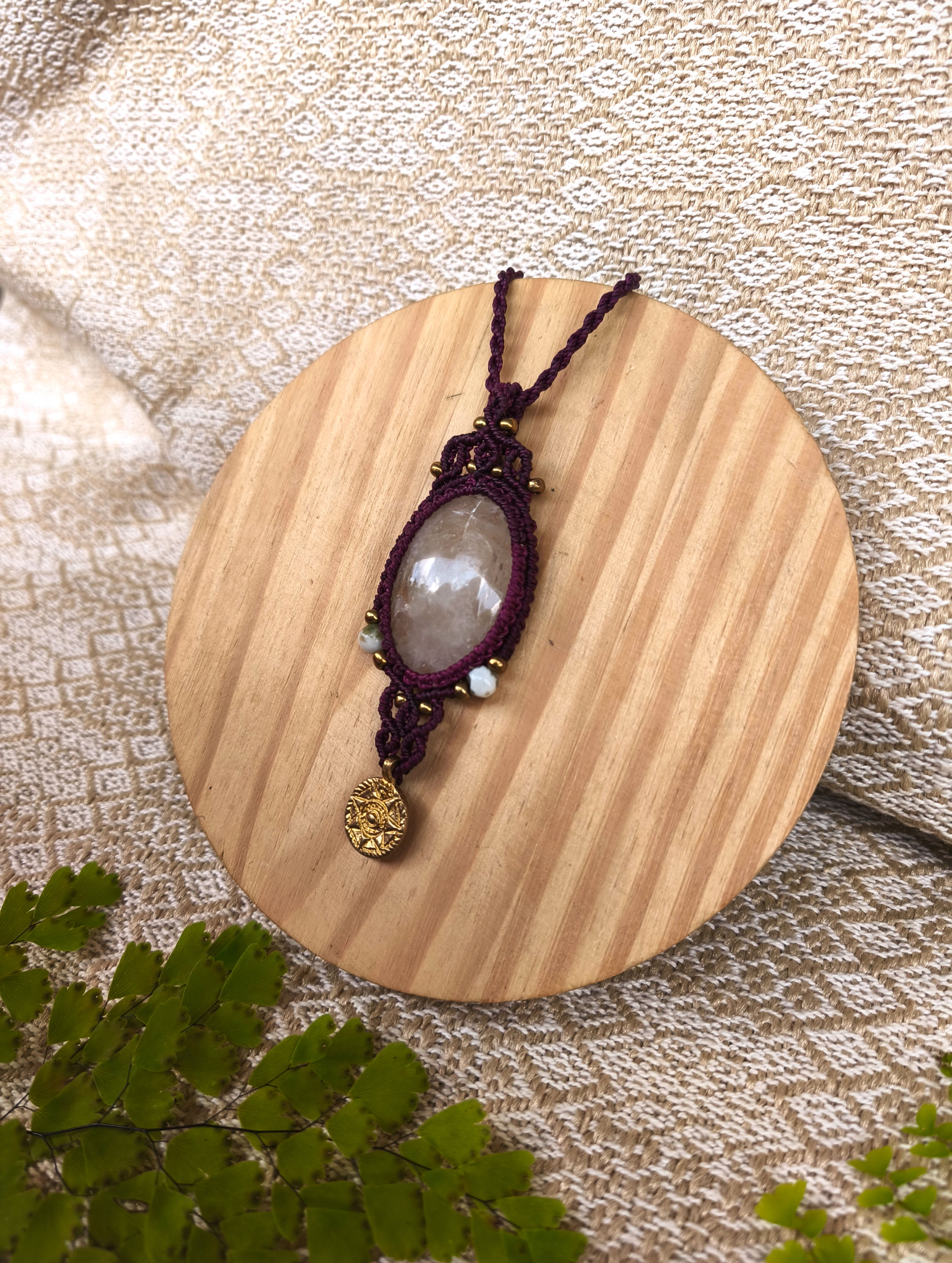 Colar de Cristal de Quartzo