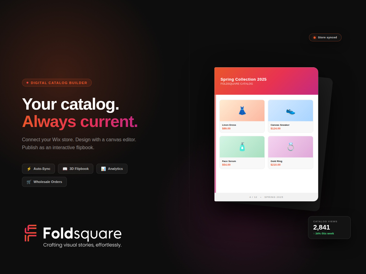 Foldsquare - AI Catalog Maker screenshot 1