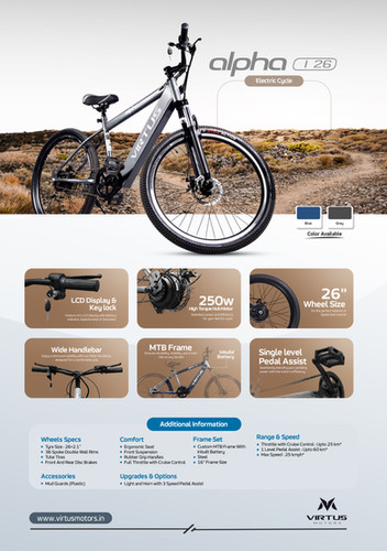 Alpha I 26 Electric Cycle
