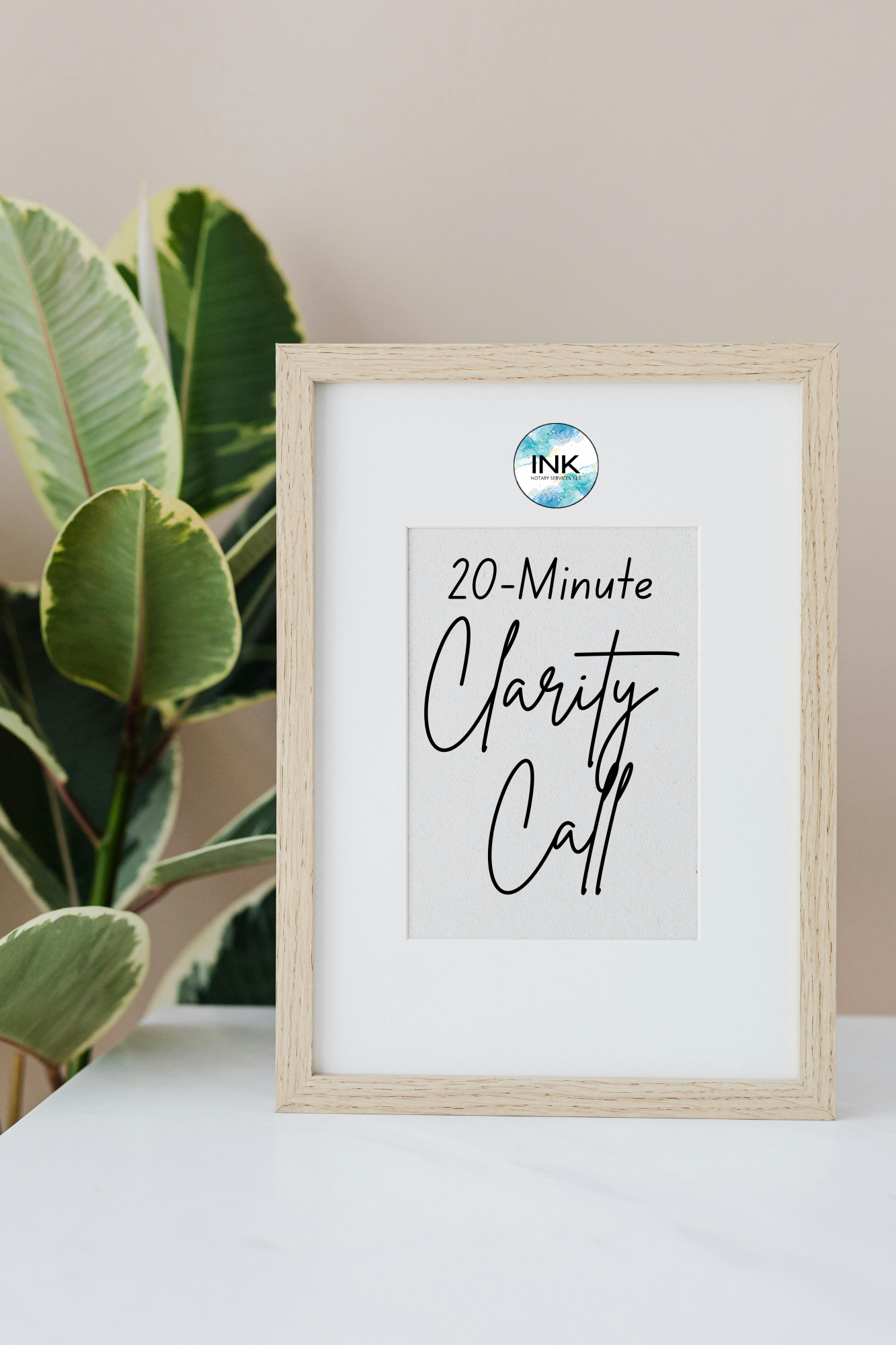 INK CLARITY CALL (20 Minutes | Zoom)