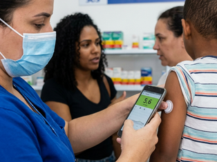 Patos de Minas amplia monitoramento de diabetes com sensores para crianças e adolescentes