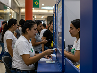 Santa Luzia: ação especial em shopping popular facilita emissão gratuita de documentos