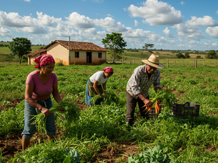 Pirapora fortalece agricultura familiar com apoio técnico e compra direta da produção local