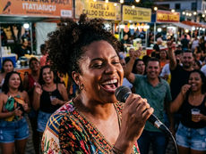 Feira Karaokê Livre valoriza talentos e gastronomia em Itatiaiuçu