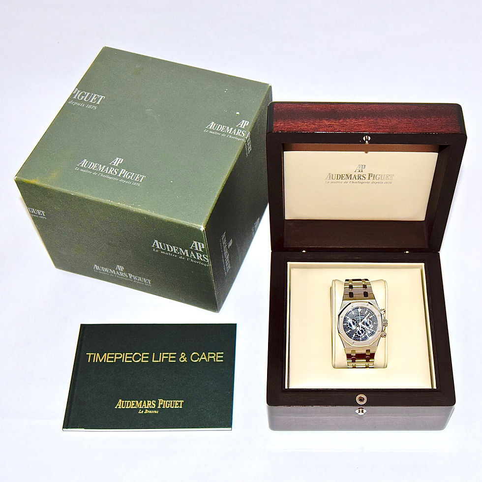 Miniatura: Audemars Piguet Royal Oak Chronograph 26300 Blue Dial