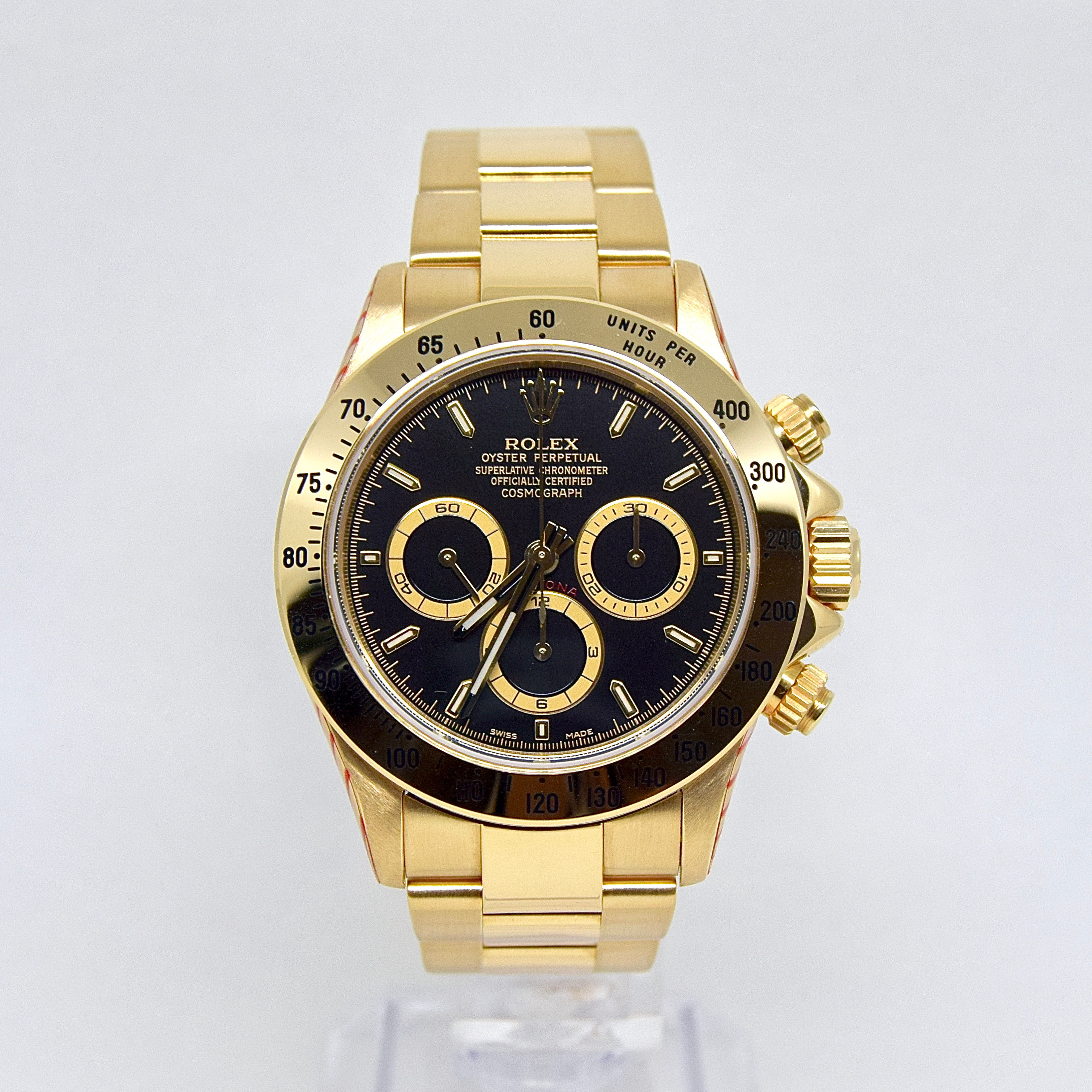 Rolex Zenith Daytona 16528 with Rolex Service Papers 2022 in Stickers