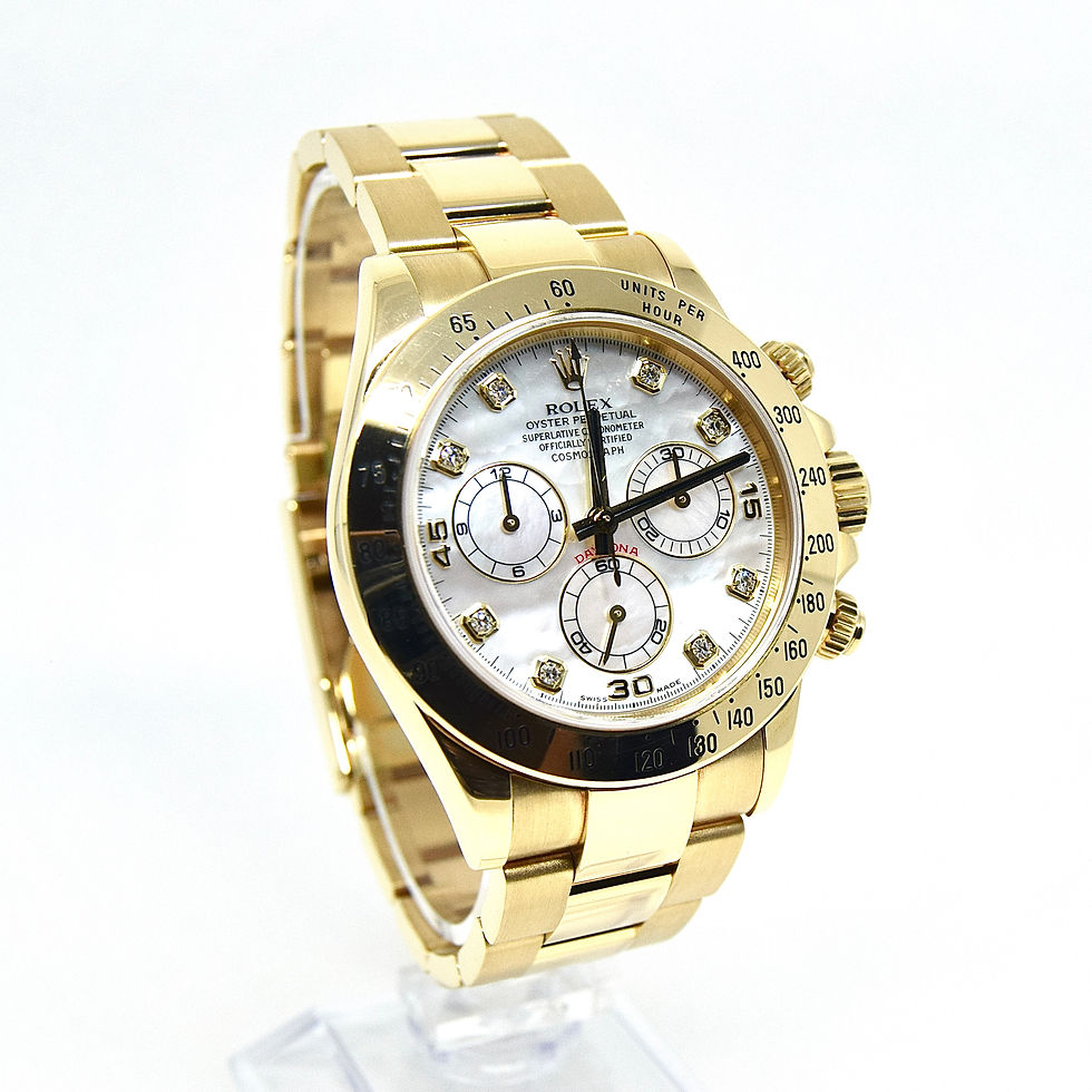 Miniatura: Rolex Daytona 116528 MOP Diamond Box and Papers 2005 Mint