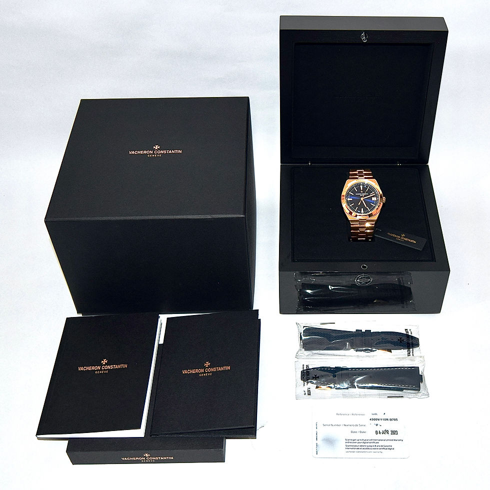 Thumbnail: Vacheron Constantin Overseas 4500V/110R-B705 Box and Papers Blue Dial 2023 NEW