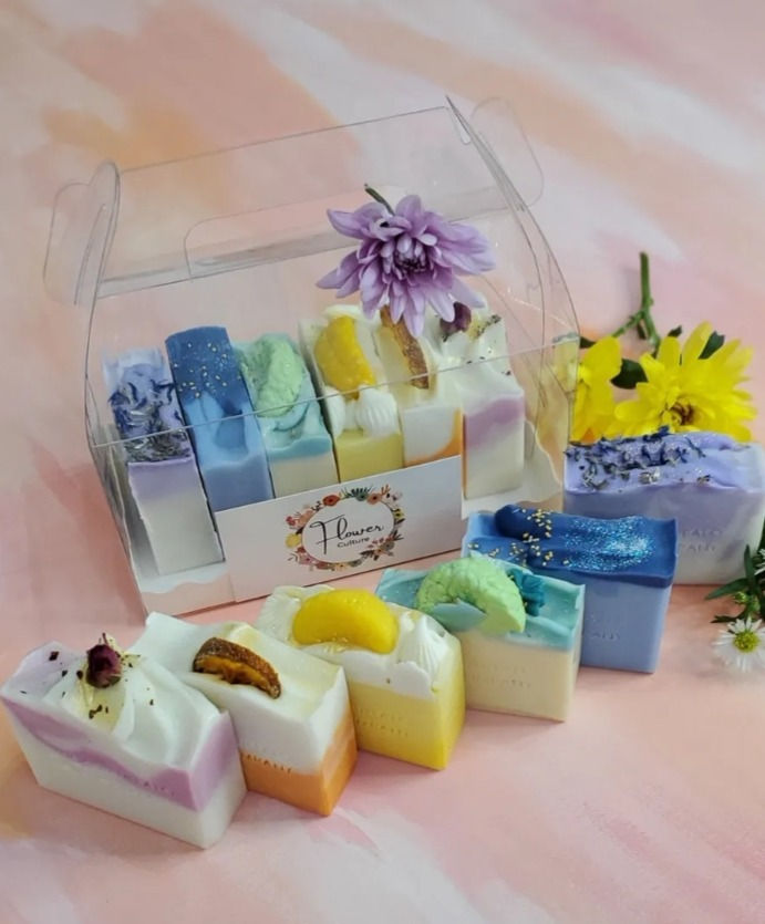 All Natural Handmade Soap Set | Flower Culture