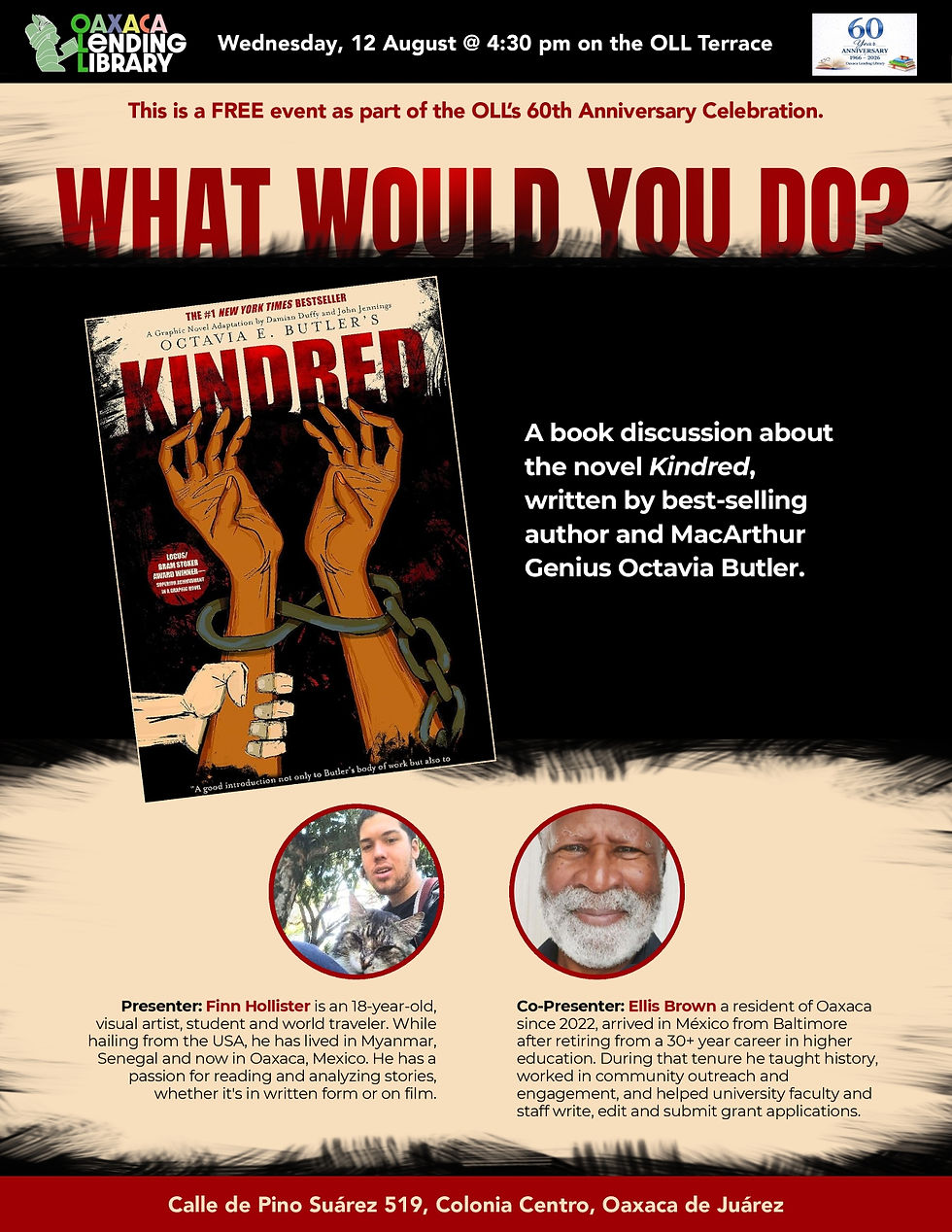 "What would you do?" Kindred Book Discussion