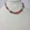 Thumbnail: Sophisticated Rose Quartz and Green Stone Necklace