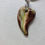 Thumbnail: Green Streak and Wood Grain in Leaf-Inspired Pendant
