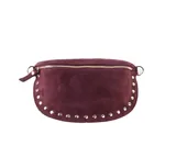 Heuptas in echt suède met goudkleurige studs, foto 6
