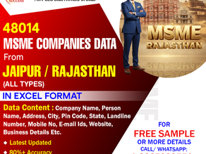 Jaipur MSME companies database