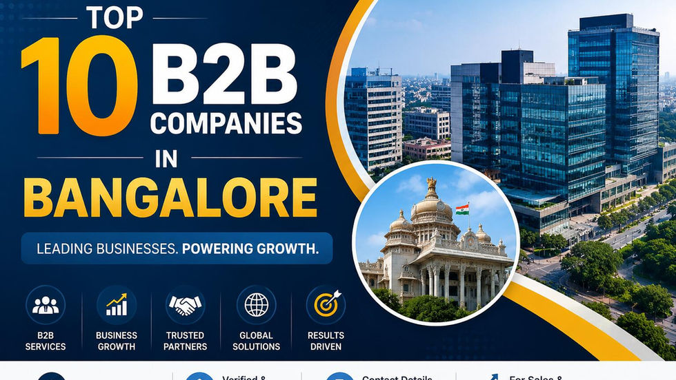 Top 10 B2B Companies in Bangalore