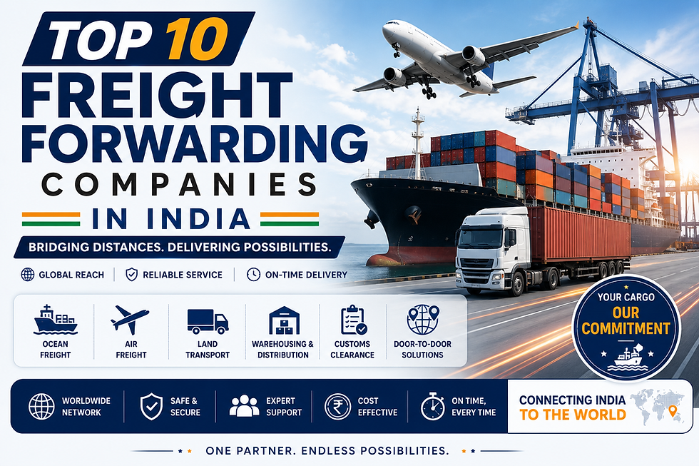 Top 10 Freight Forwarding Companies in India