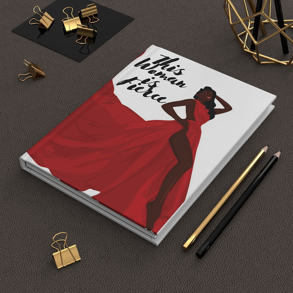 Thumbnail: This Woman is Fierce Matte Hardcover Journal