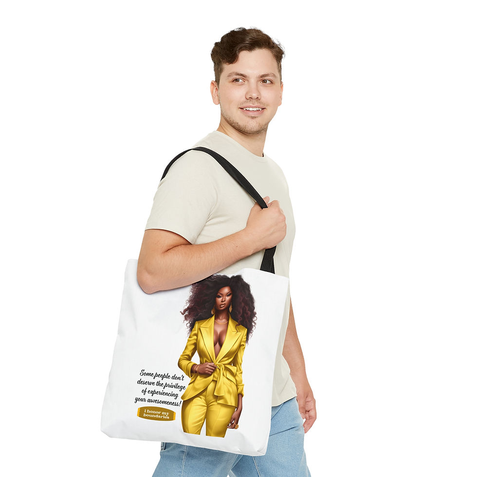Thumbnail: I Honor My Boundaries Tote Bag