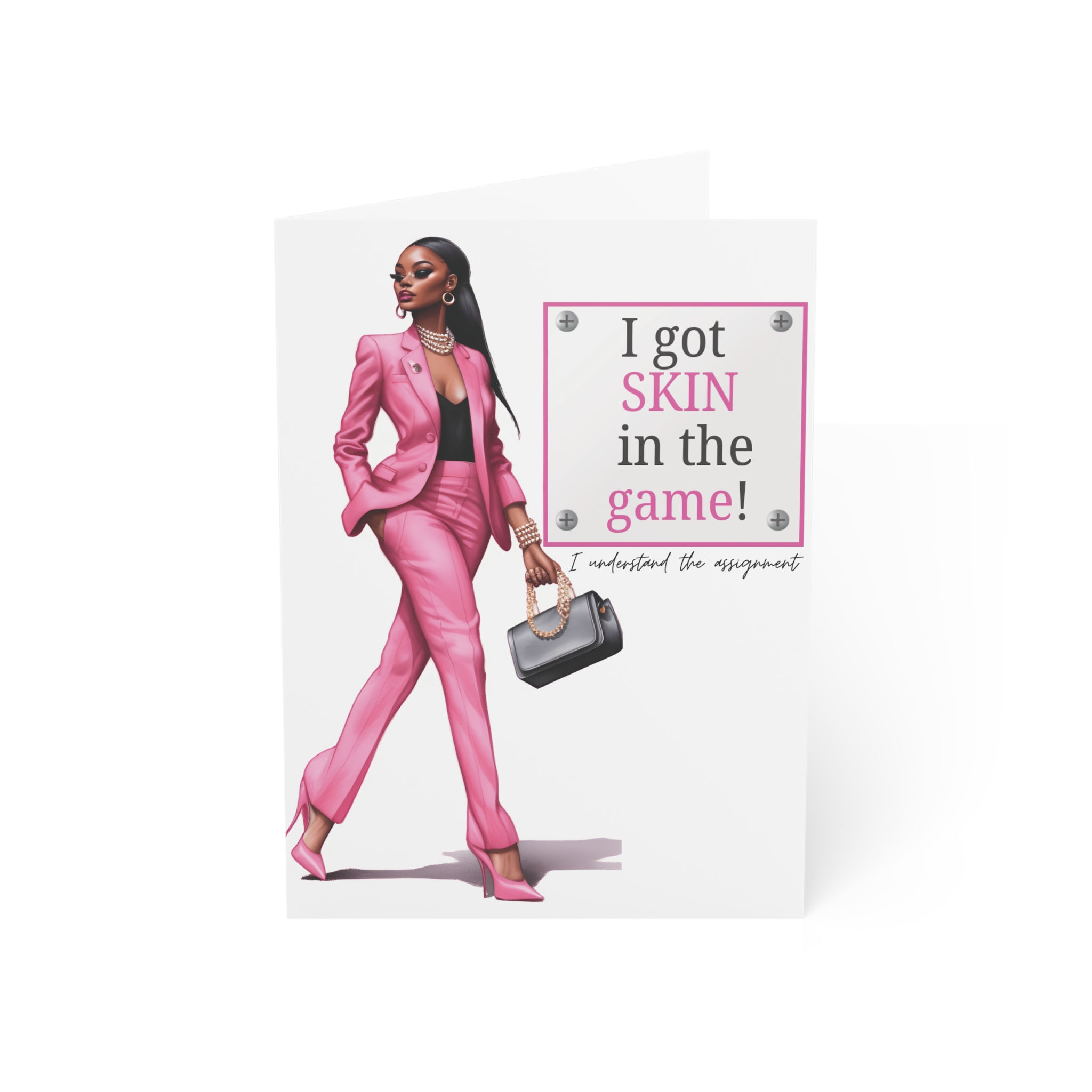 Skin In The Game Greeting Card 