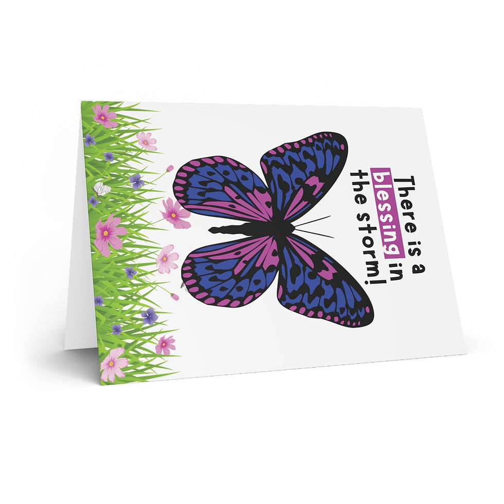 Thumbnail: Blessing In The Strom Greeting Card