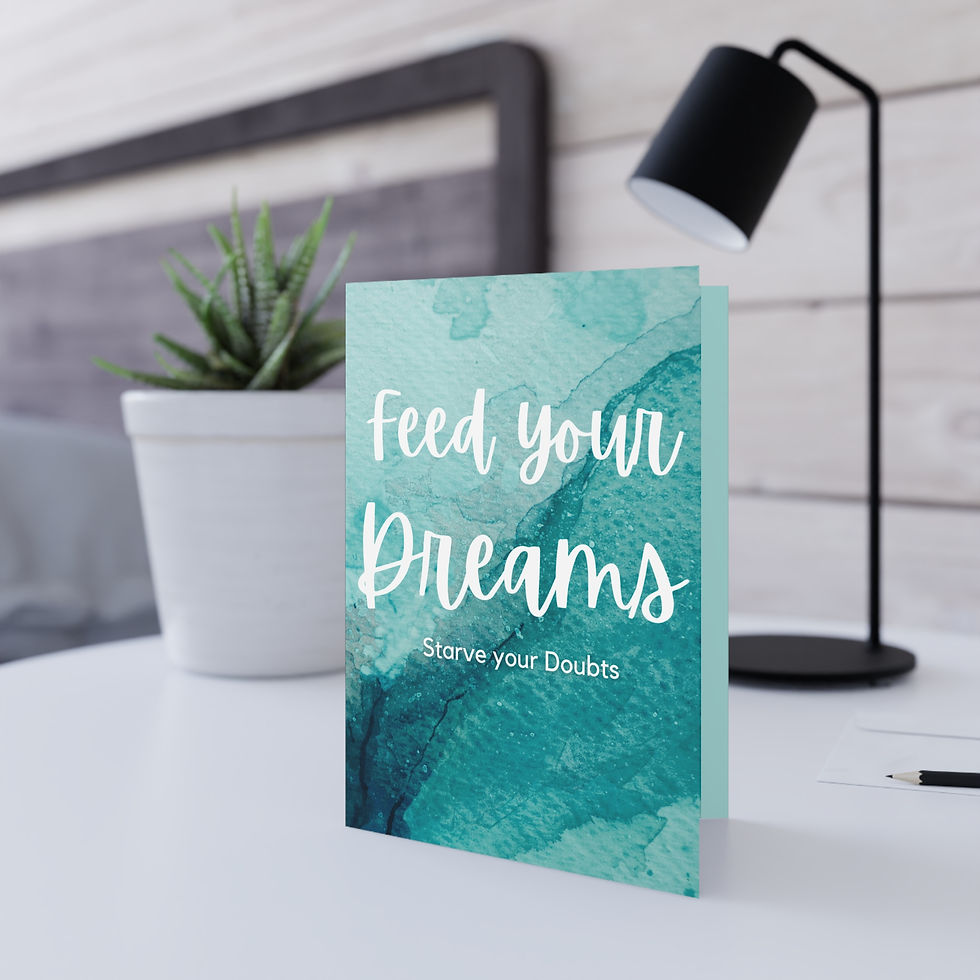 Thumbnail: Feed Your Dreams Greeting Card