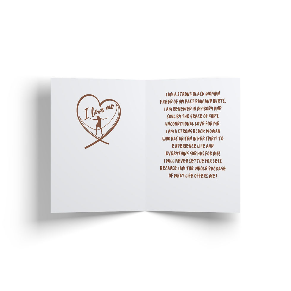 Thumbnail: I am a Strong Black Woman Greeting Card