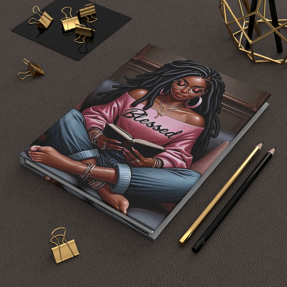 Thumbnail: Blessed Hardcover Matte Journal
