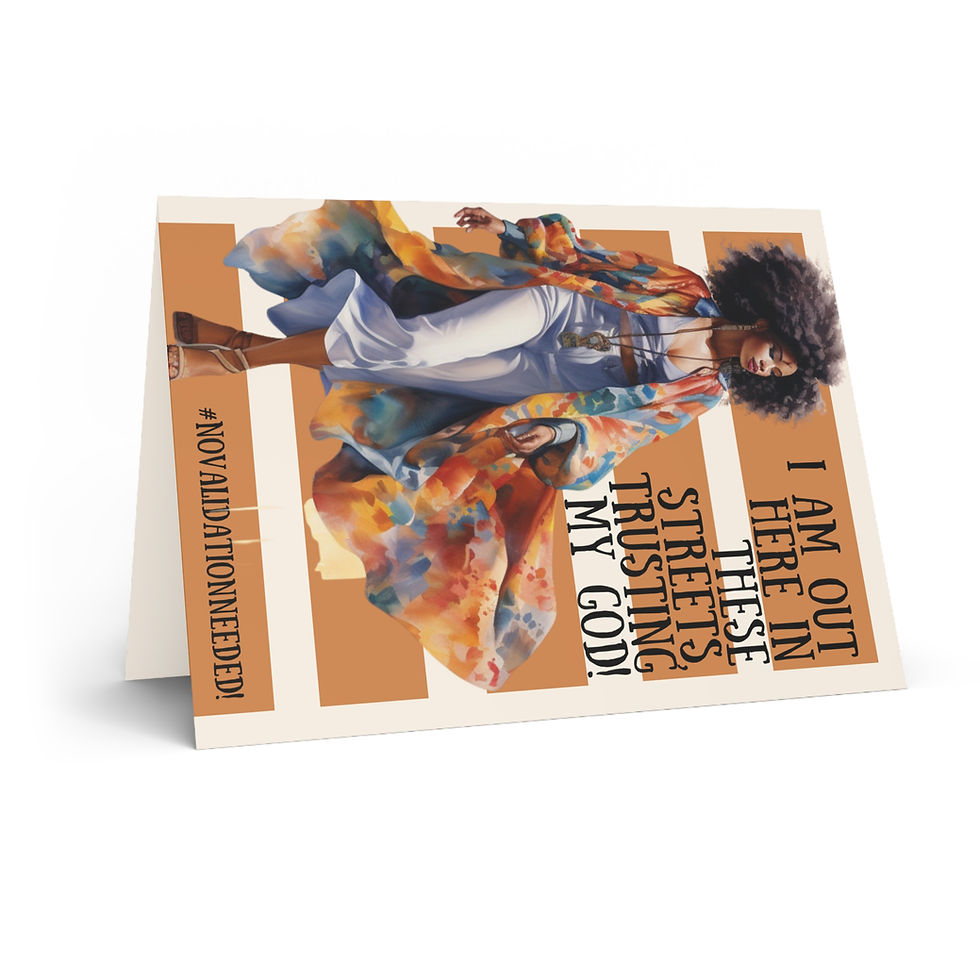 Thumbnail: Trusting God Greeting Card