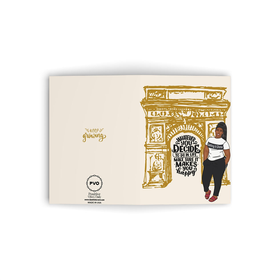 Thumbnail: Whatever You Do, Greeting Card