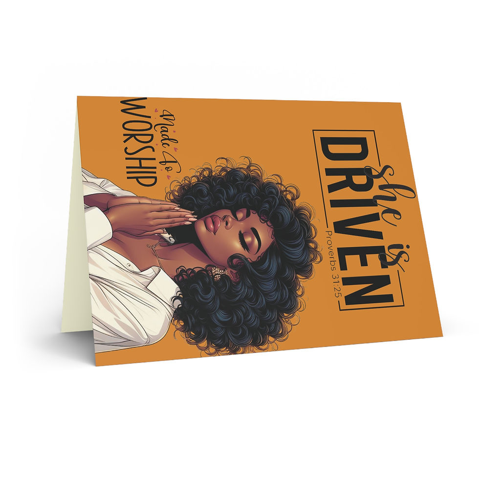 Thumbnail: She is Driven Greeting Card