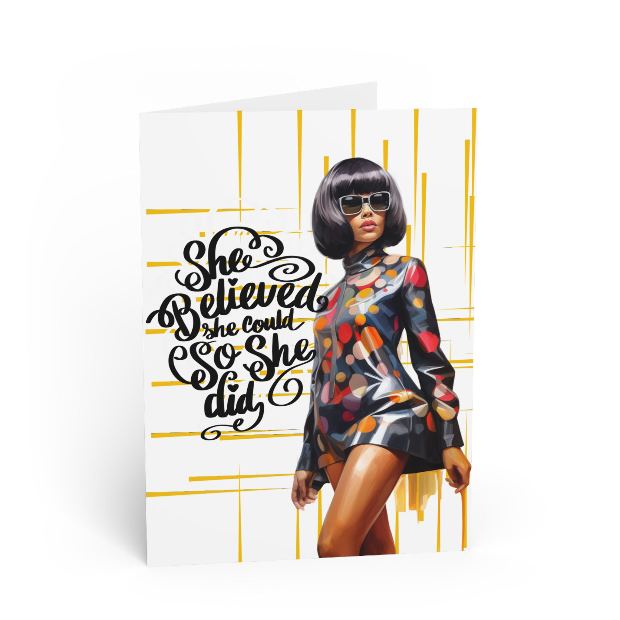 She Believed Greeting Card