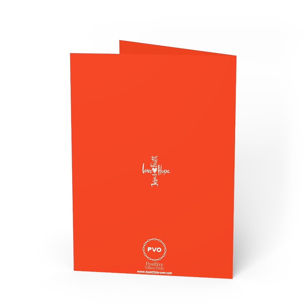Thumbnail: I AM  who GOD Says I AM Greeting Card