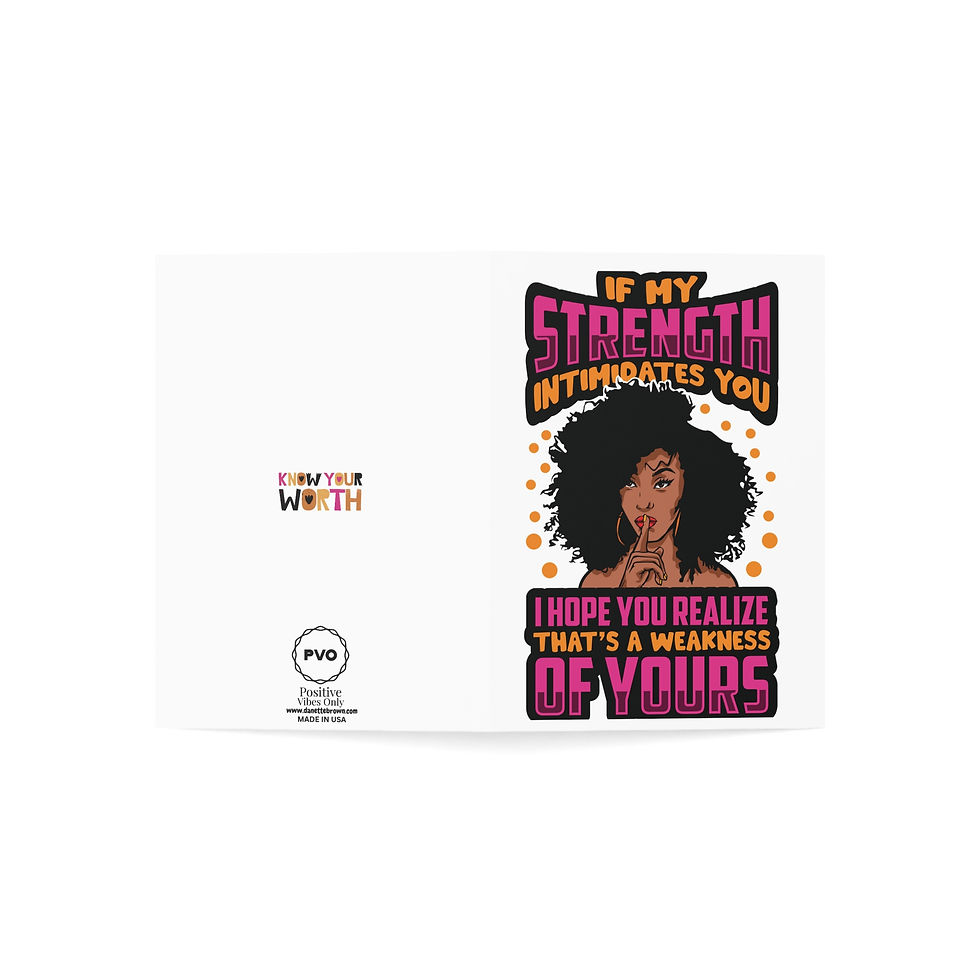 Thumbnail: My Strength Greeting Card 